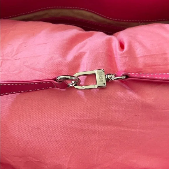 MCM Pink and Cream Tote Bag - Picture 10 of 14